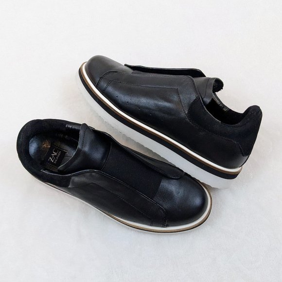 Zac Posen Shoes - ZAC ZAC POSEN Yenifer Slip-On Sneaker Black Leather